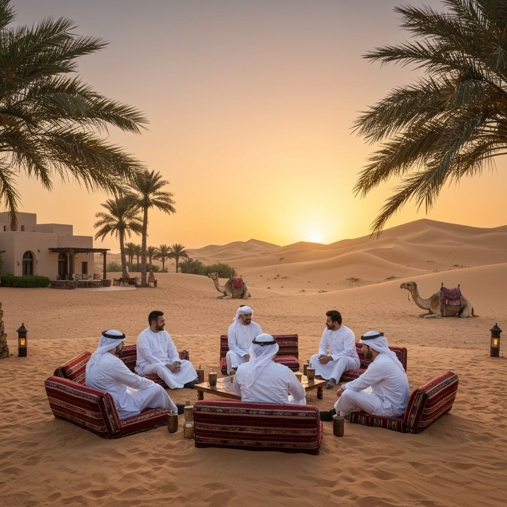 A Saudi majlis gathering