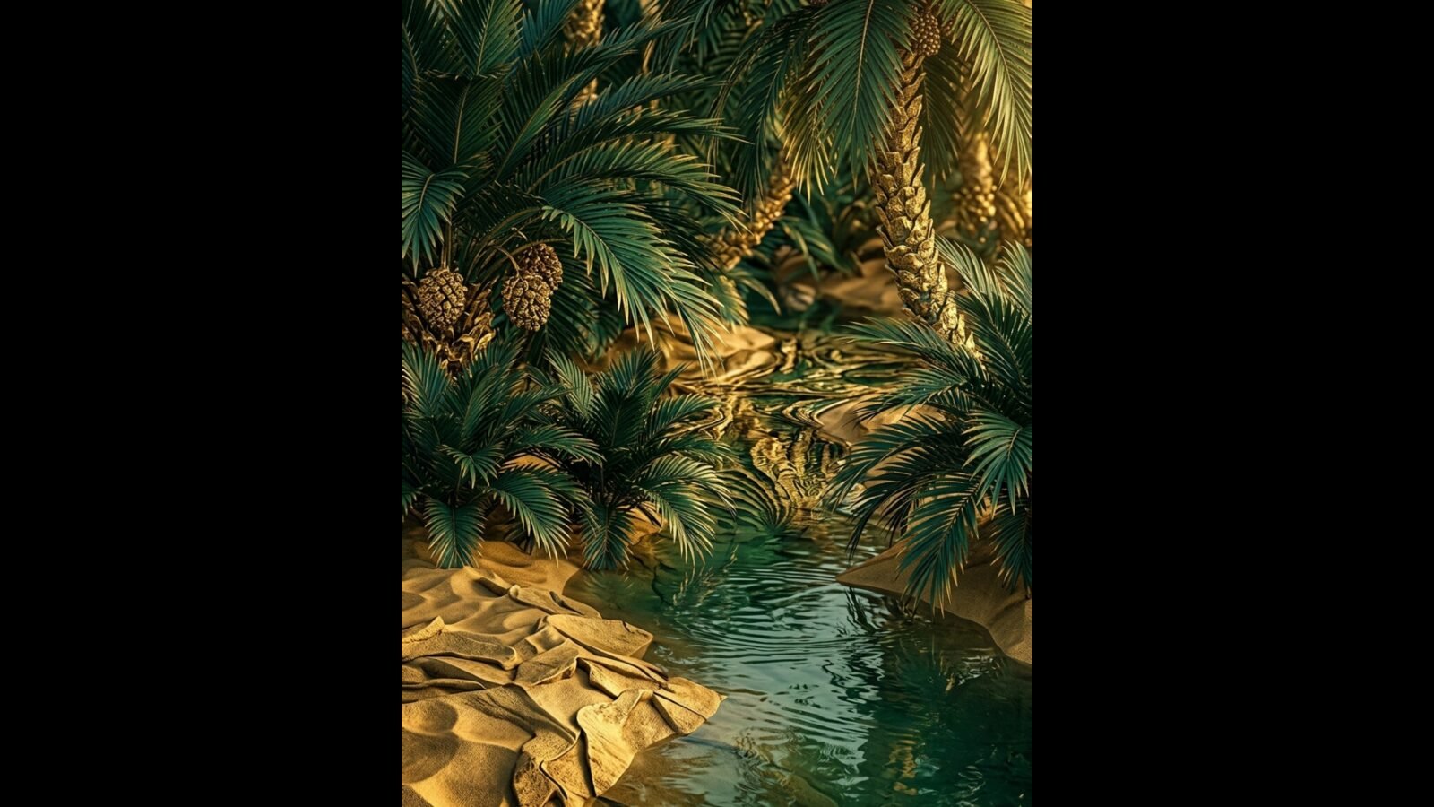 Palm groves